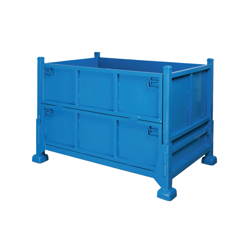 Sammenleggbar stålstilling med solide sider